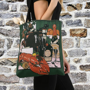 Vintage-Hummer-Champagner; Fancy elegante Party Tasche
