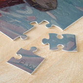 Vintage Hummer Gitarre Serenade Illustration 1914 Puzzle (Seite)