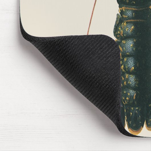 Vintage Hummer, marines Leben Mousepad (Ecke)