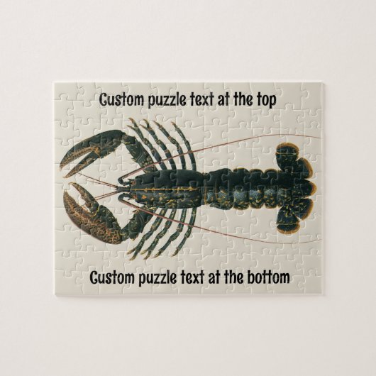 Vintage Hummer, marines Leben Puzzle (Horizontal)