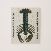 Vintage Hummer, marines Leben Puzzle (Vertikal)