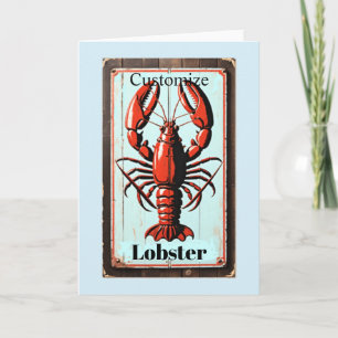Vintage-Hummer-Schild Thunder_Cove Karte