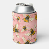 Vintage Hummerdarstellung auf Pfirsichwolken Dosenkühler (Kanne Rückseite)