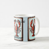 Vintage-Hummergeichen Thunder_Cove Kaffeetasse (VorderseiteRechts)