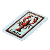 Vintage-Hummergeichen Thunder_Cove Magnet (Linke Seite)