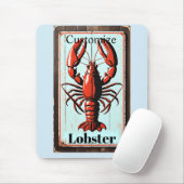 Vintage-Hummergeichen Thunder_Cove Mousepad (Mit Mouse)