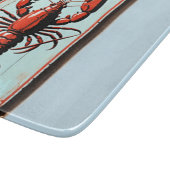 Vintage-Hummergeichen Thunder_Cove Schneidebrett (Ecke)
