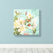 Vintage Hummingbird-gespannte Leinwand (Insitu (Holzboden))