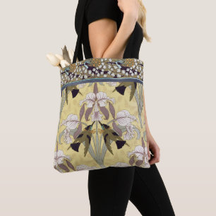 Vintage Hummingbird-Orchidee Art Nouveau-Muster Tasche