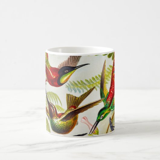 Vintage Hummingbirds von Ernst Haeckel Kaffeetasse (Mittel)