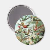 Vintage Hummingvögel Magnet (Vorderseite/Rückseite)