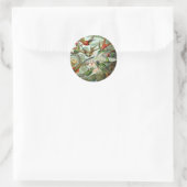 Vintage Hummingvögel Runder Aufkleber (Tasche)