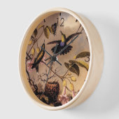 Vintage Hummingvögel und Schmetterling Uhr (Winkel)