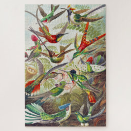 Vintage Hummingvögel von Ernst Haeckel Puzzle