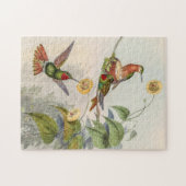 Vintage Hummingvögel von John Gould Puzzle (Horizontal)
