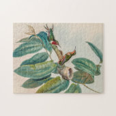Vintage Hummingvögel von John Gould Puzzle (Horizontal)