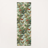 Vintage Hummingvögel Yogamatte (Vorderseite)