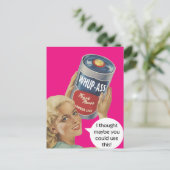 Vintage humorvolle Postkarte (Stehend Vorderseite)