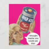 Vintage humorvolle Postkarte (Vorderseite)