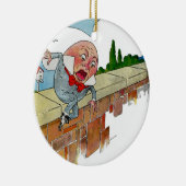 Vintage Humpty Dumpty Keramikornament (Rechts)