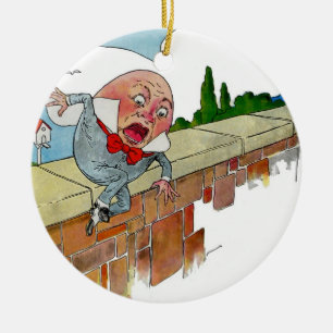 Vintage Humpty Dumpty Keramikornament