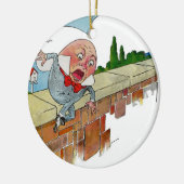 Vintage Humpty Dumpty Keramikornament (Links)