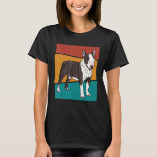 Vintage Hund Bull Terrier T-Shirt