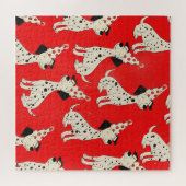 Vintage-Hund Geburtstag Puzzle (Horizontal)