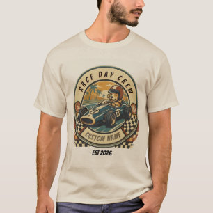 Vintage-Hund-Indy-Renntag-Shirt – Retro-Renn-T-Shi T-Shirt