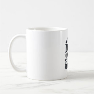 Vintage-Hund-ist-Gott-rückwärts-geschriebenes-Shir Kaffeetasse