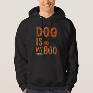 Vintage-Hund ist mein Boo-Halloween-Shirt-Design_1 Hoodie