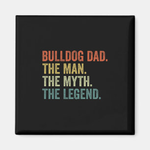 Vintage Hund Papa Mann Mythos Legende  Magnet