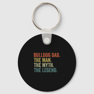 Vintage Hund Papa Mann Mythos Legende Schlüsselanhänger