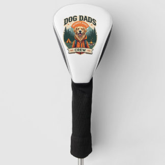 Vintage Hund Väter Outdoor-Sport-Crew Golden Retri Golf Headcover