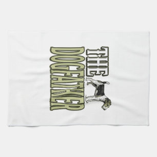 Vintage-Hund-Vater-Terrier-Stickerei-Shirt-Design_ Geschirrtuch