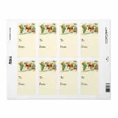 Vintage Hunde, die auf der Eisschildkröte abgleite (Vorne)