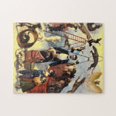 Vintage Hunde Ristorante La Lanchetta Puzzle (Horizontal)