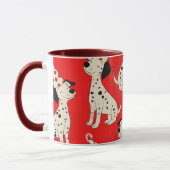 Vintage-Hundegeburtstag Tasse (Links)