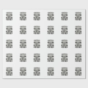 Vintage-Hundeliebhaber-Zitat-Typografie-Design_1 Geschenkpapier
