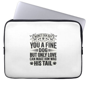 Vintage-Hundeliebhaber-Zitat-Typografie-Design_1 Laptopschutzhülle