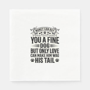 Vintage-Hundeliebhaber-Zitat-Typografie-Design_1 Serviette