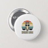 Vintage-Hundemutter-Gravur-Sonnenbrille-Design Button (Vorne & Hinten)