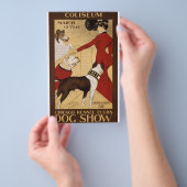 Vintage Hundeschau Flyer (Handgriff)
