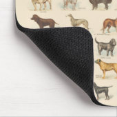 Vintage Hundezucht Mousepad (Ecke)