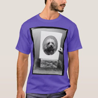Vintage Hundfotografie T-Shirt