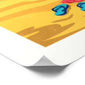 Vintage Huntington Beach California Poster (Ecke)