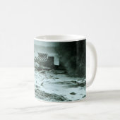Vintage Hurrikan-Welle Kaffeetasse (VorderseiteRechts)