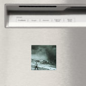 Vintage Hurrikan-Welle Magnet (In Situ (Geschirrspüler))