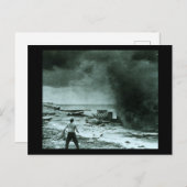 Vintage Hurrikan-Welle Postkarte (Vorne/Hinten)