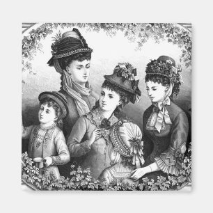Vintage Hüte Magnet